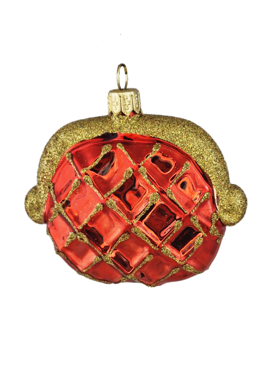 Сумка-кошелек красного цвета