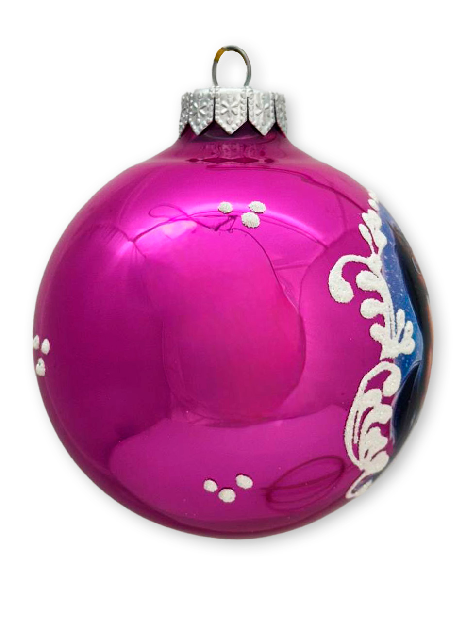 Влюбленная парочка, шар 8 см, розовый глянец