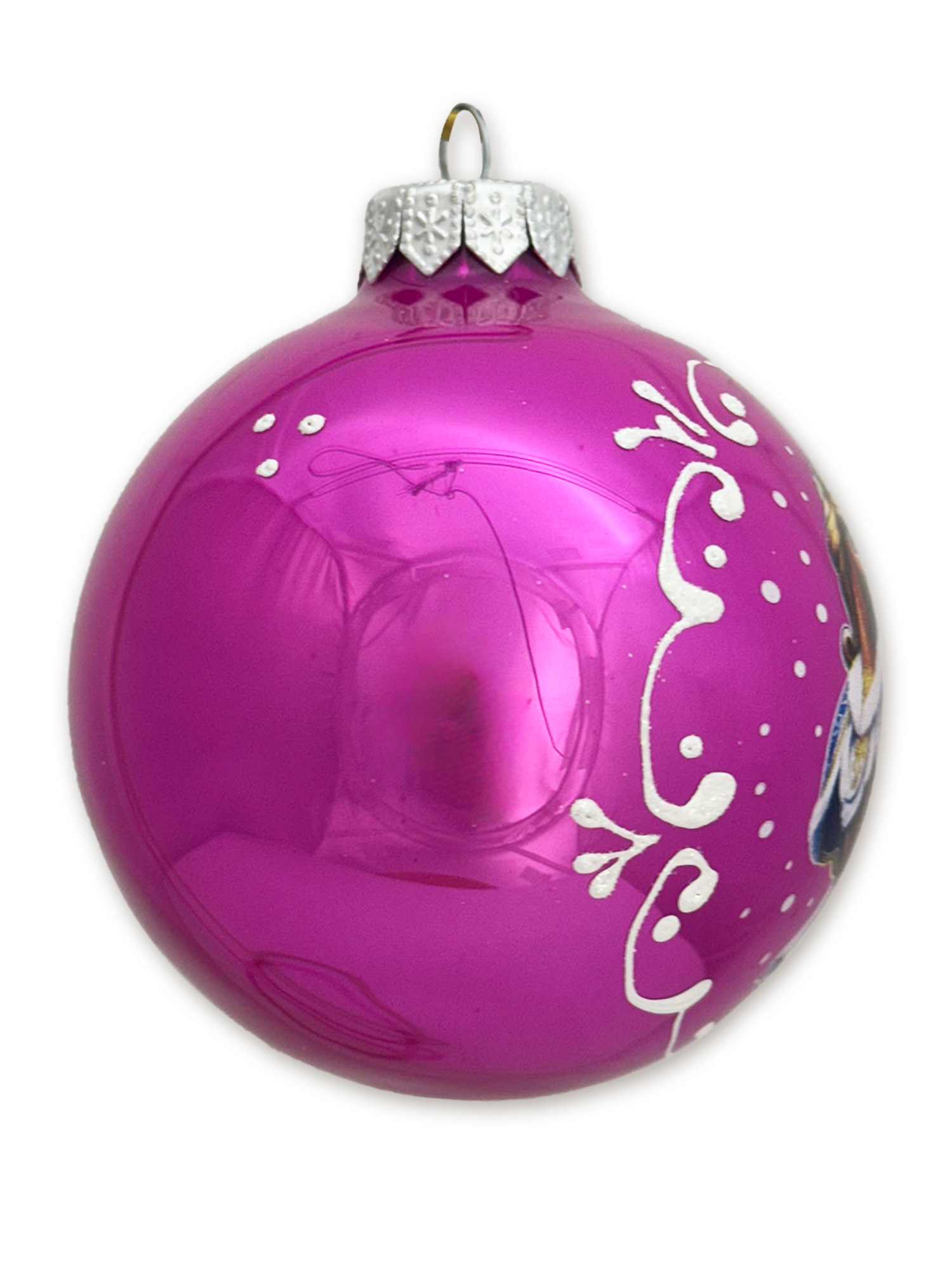 Лошадка-принцесса, шар 8 см, розовый глянец